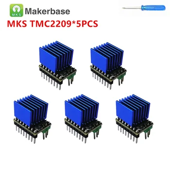 MKS TMC2209 stepper motor ovládač pre BIGTREETECH SKR V1.3 Stepstick motora nástupe vodiča modul 3d tlačiarne stepper ovládač