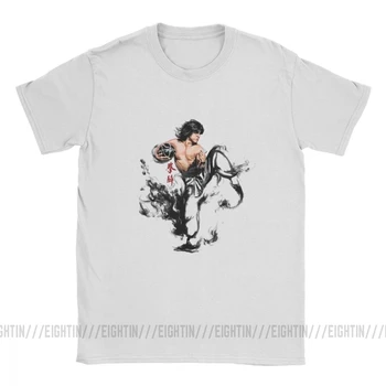Muži Drunken Master Jackie Chan, T Košele Film Čínsky Drak Číne Kung-Fu Boj Bavlna Top Krátky Rukáv Tees Darček T-Shirts