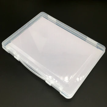 Priehľadné Plastové Papier A4 Prenosný Úložný Box Vytrieďovaní Účty Kancelárske Potreby Priečinok Obdĺžnikový Prázdne Plochy Ostatné Prípade
