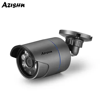 AZISHN Kovové 1080P 48V POE IP Kamera XM530AI H. 265 Nepremokavé Vonkajšie 2.0 MP INFRAČERVENÉ Nočné Videnie Dohľadu Bullet Bezpečnostné Kamery