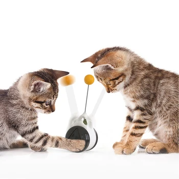 Inteligentný Cat Hračka s Kolesami Automatická Nie je Potrebné Dobiť Hračiek pre Mačky Lrregular Rotujúce Režim Zábavné Cvičenie Cat Hračka Catnip