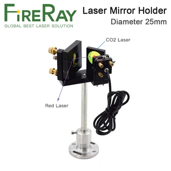 FireRay E Series Prvé Zrkadlo Mount Patrí Lúč Senzory a Červený Ukazovateľ Pre CO2 Laserové Rytie Stroj na Rezanie