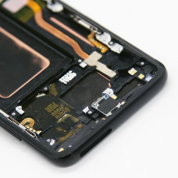 Pôvodné S8 s LCD Samsung Galaxy S8 Displej G950 G950F LCD Displej Dotykový Displej Digitalizátorom. Nahradiť Žiadny Tieň Perfektný Displej