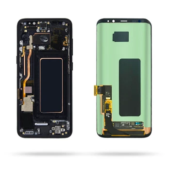 Pôvodné S8 s LCD Samsung Galaxy S8 Displej G950 G950F LCD Displej Dotykový Displej Digitalizátorom. Nahradiť Žiadny Tieň Perfektný Displej